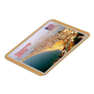 Monrovia - Liberia - Luftbild - Magnet