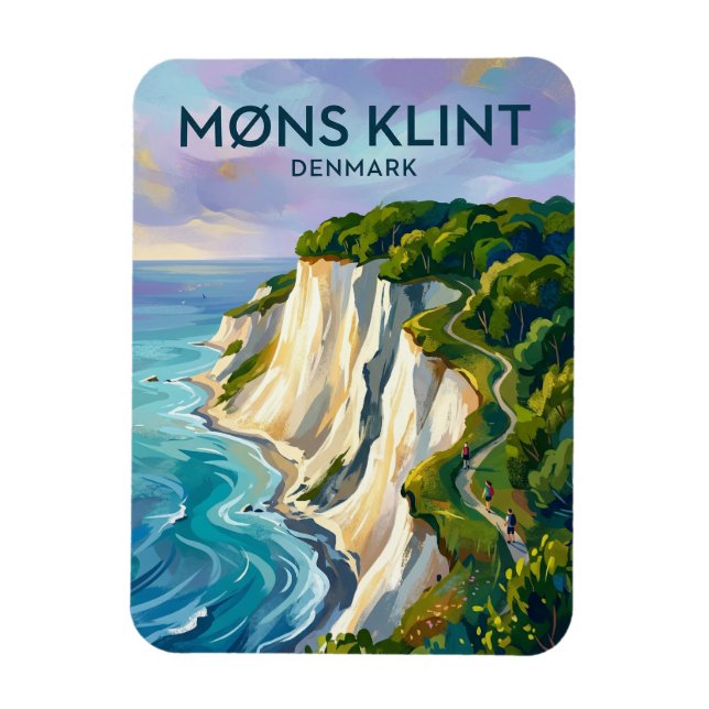 Møns Klint Dänemark Magnet (Vertikal)