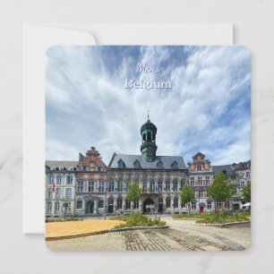Mons oder Bergen alte Stadt in Belgien Reise