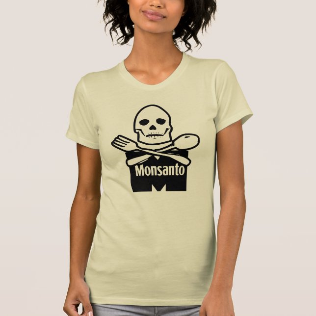 Monsanto veut dire le T-shirt de la mort (Devant)
