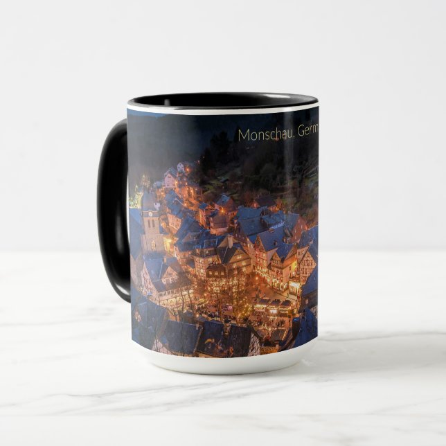 Monschau, Deutschland - Festsaison, Tasse (Vorderseite Links)
