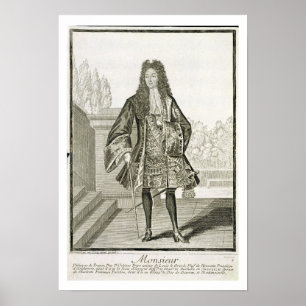 "Monsieur", ansonsten Philip Duc d'Orleans, Franc Poster
