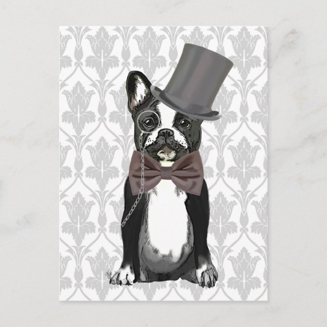 Monsieur Bulldog Postkarte (Vorderseite)