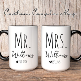Monsieur et Madame tasse, Tasse de couple personna