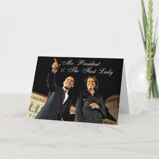 Monsieur le Président et première Madame carte de