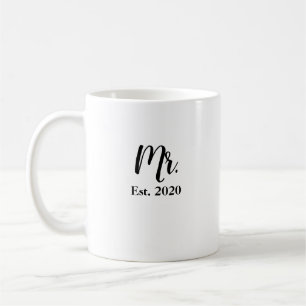 Monsieur Mari Établis 2020 Tasse de Mariage