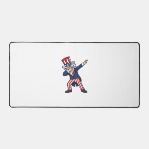Monsieur patriotique Dabbing Design vectoriel vint