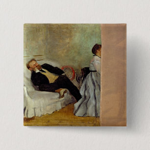Monsieur und Madame Edouard Manet Edgar Degas-  Button