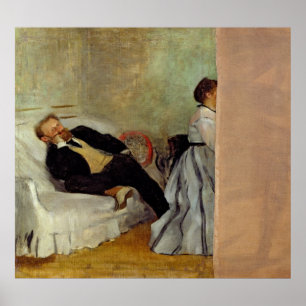 Monsieur und Madame Edouard Manet Edgar Degas-  Poster