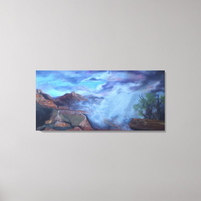 Monsoon at the Grand Canyon Leinwanddruck (Vorderseite)