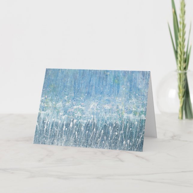 Monsoon Grußkarte von Iris Grace Dankeskarte (Vorderseite)