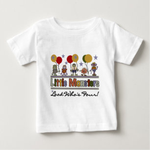 Monster 4. Geburtstag Tshirts und Geschenke