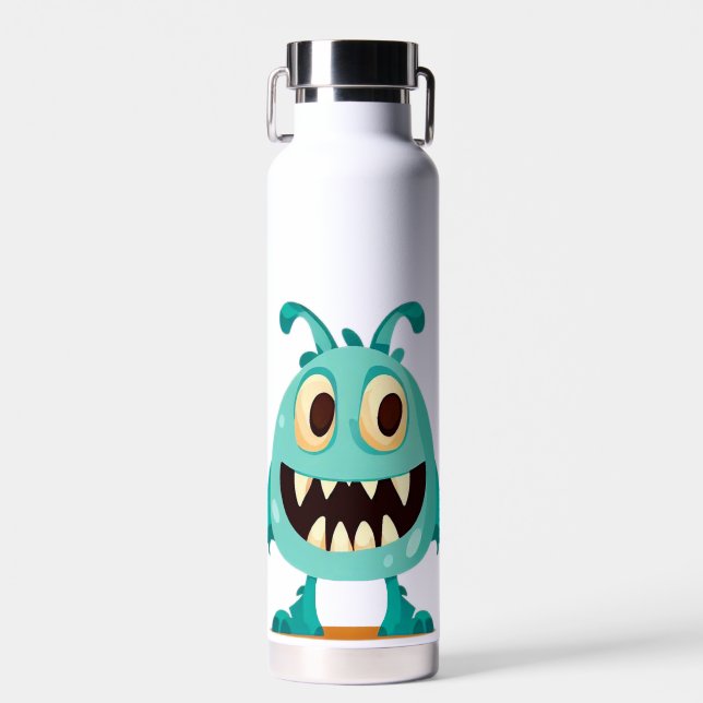 Monster/Alien/Cartoon Trinkflasche (Vorne)