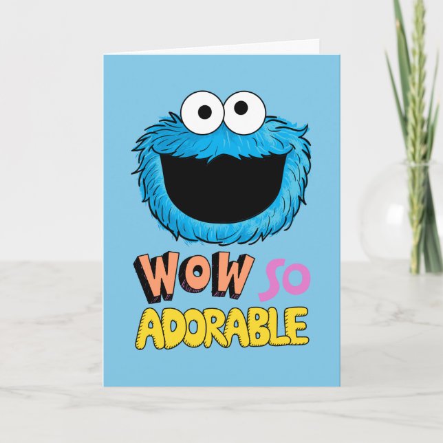 Monster am Ende dieser Geschichte| Cookie-Monster Karte (Vorderseite)