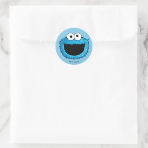 Monster am Ende dieser Geschichte   Cookie Monster Runder Aufkleber