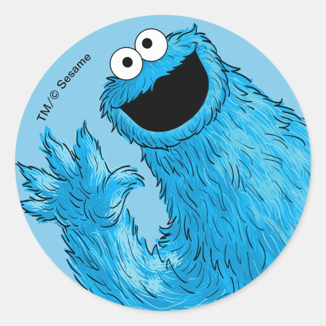 Monster am Ende dieser Geschichte | Cookie Runder Aufkleber (Vorderseite)