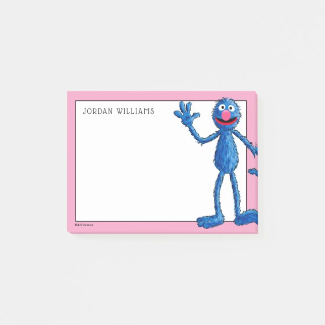 Monster am Ende dieser Geschichte | Grover Post-it Klebezettel (Vorderseite)