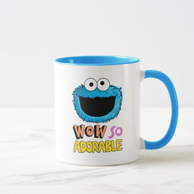 Monster am Ende dieser Geschichte | Krümelmonster Tasse (Rechts)