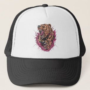 Monster Angry Bear Truckerkappe