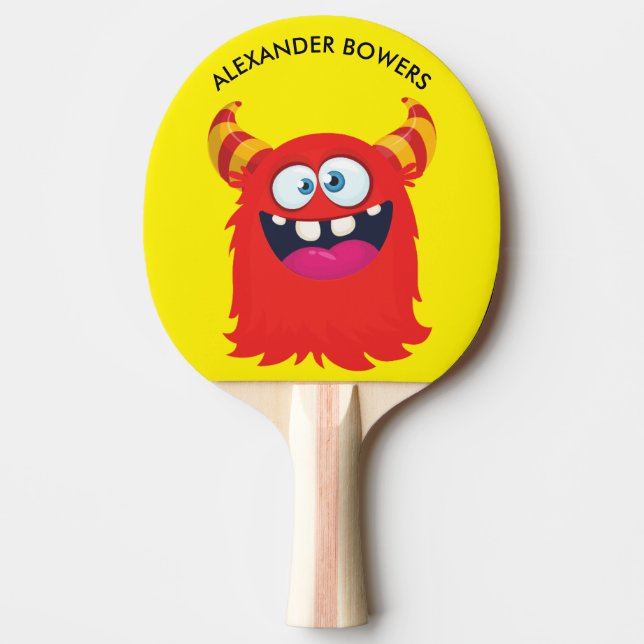 MONSTER anti-stress fit sport FUN Tischtennis Schläger (Vorderseite)