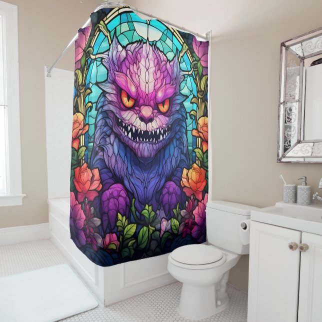 Monster Art Duschvorhang (Beispiel)