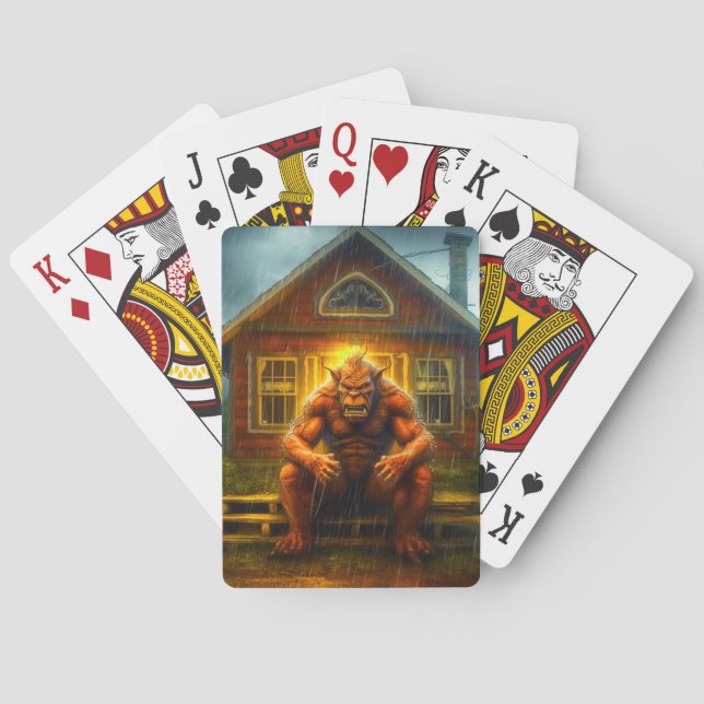 Monster Art Spielkarten (Rückseite)