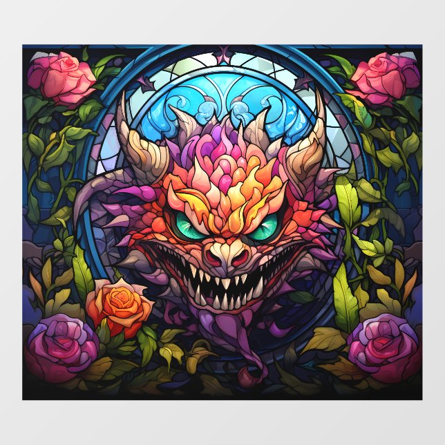 Monster Art Window Clying Fensteraufkleber (Blatt)