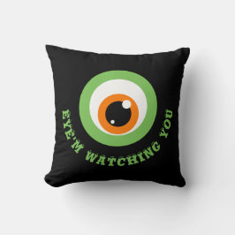 Monster-Augen-Wortspiel-Kissen Kissen