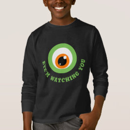 Monster-Augen-Wortspiel-langer Hülsen-T - Shirt