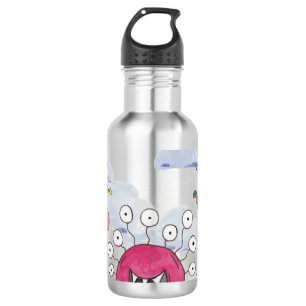 Monster Bash in Clouds Personalisierte Wasserflasc Edelstahlflasche