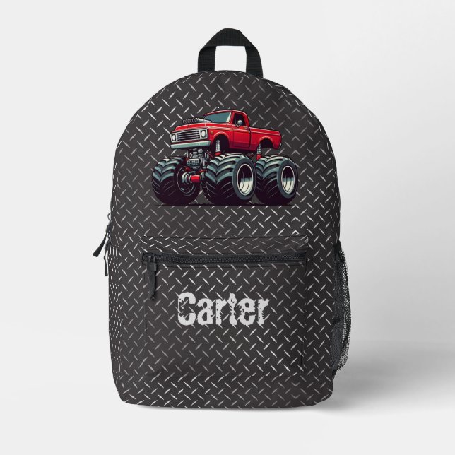 Monster Bedruckter Rucksack (Vorderseite)