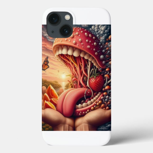 Monster Big Mund Case-Mate iPhone Hülle (Rückseite)