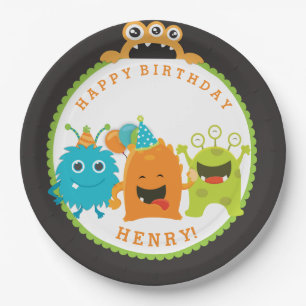Monster Birthday Party Paper Teller