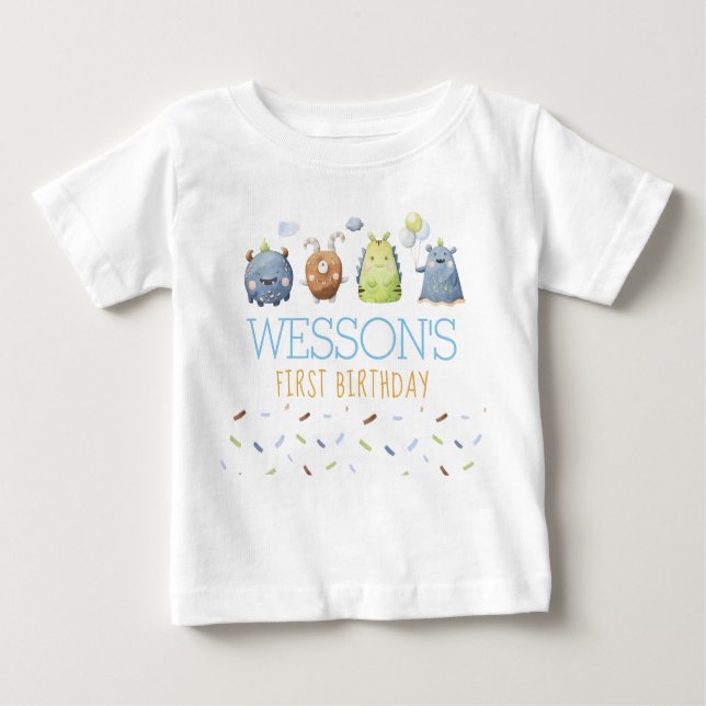 Monster Birthday Shirt (Vorderseite)