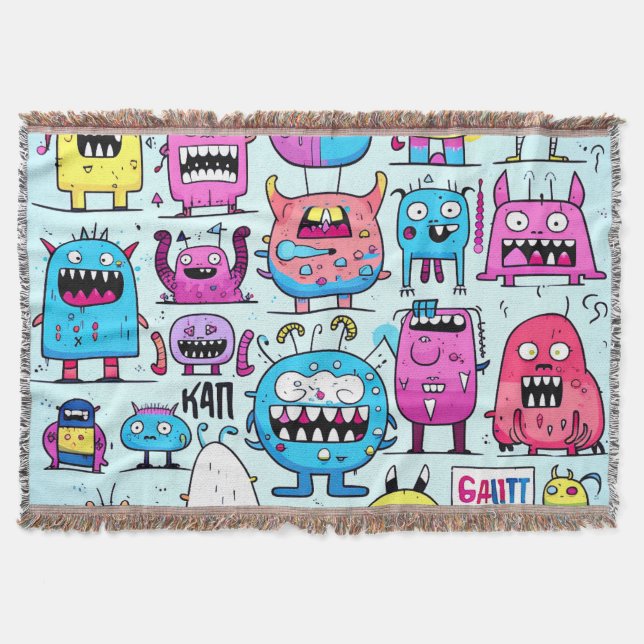 Monster Blanket Decke (Vorderseite)