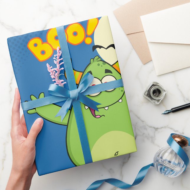 Monster Boo Wrapping Paper Geschenkpapier (Von Creator hochgeladen)