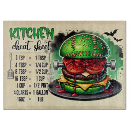 Monster Burger & Kitchenette Schneidebrett