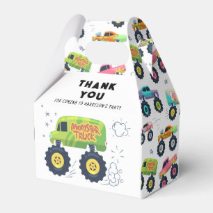 Monster-Car-Trucks Geburtstags-Dankeschön Geschenkschachtel