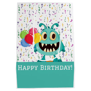 Monster/Cartoon/Alien Mittlere Geschenktüte