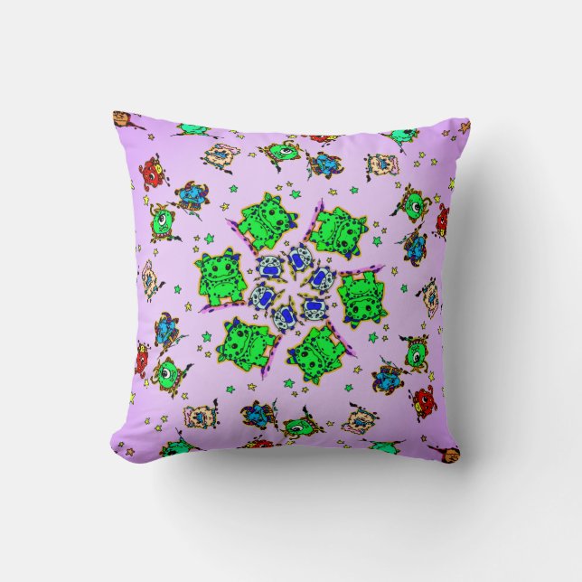 monster cartoon cutees kissen (Vorderseite)