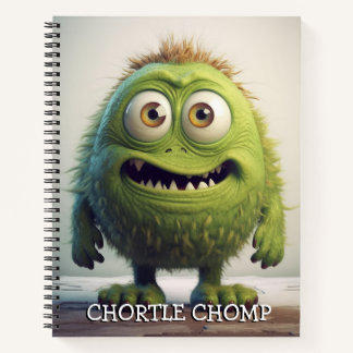 Monster-Chaos...Gekicher und Geknabber Notizbuch