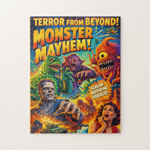 Monster-Chaos Retro Vintage Horror