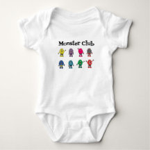 Monster Club Baby Body Anzug