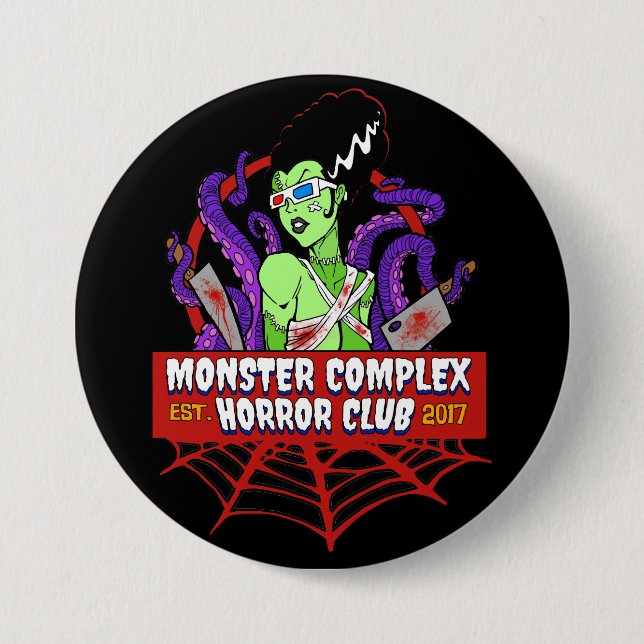MONSTER COMPLEX HORROR CLUB HAUPTLOGO-TASTE/BUTTON BUTTON (Vorderseite)