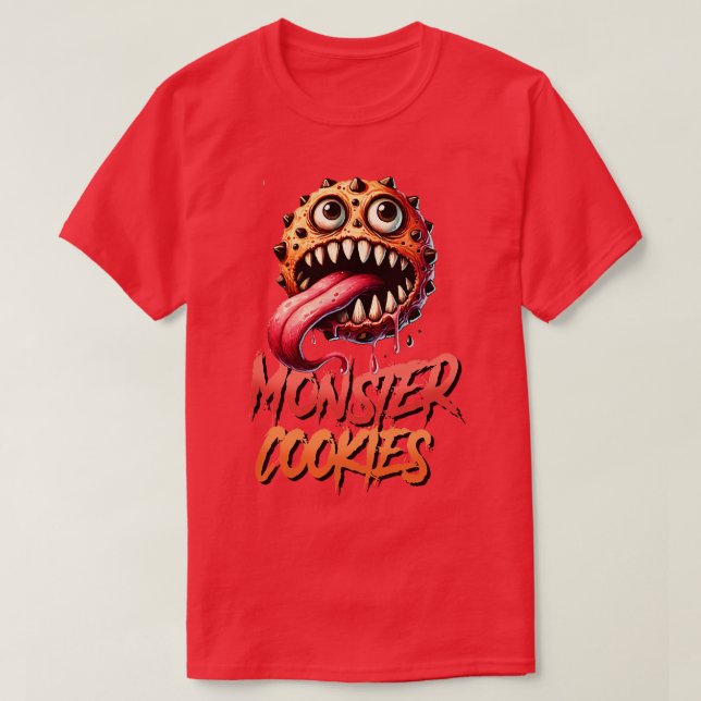 Monster-Cookies T-Shirt (Design vorne)