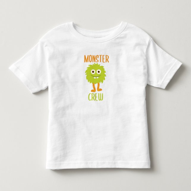 Monster-Crew // Niedliches Monster Kleinkind T-shirt (Vorderseite)