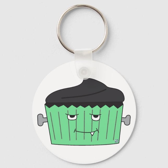 Monster Cupcake Schlüsselanhänger (Vorderseite)