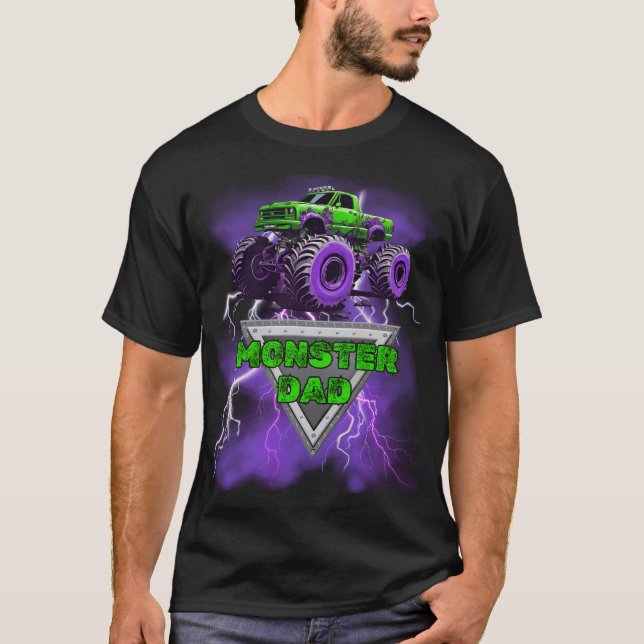 Monster Dad- Monster Truck T-shirt homme (Devant)