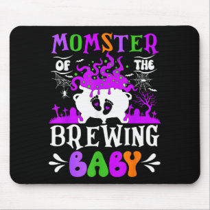 Monster der heranwachsenden Baby-Mama zu Halloween Mousepad
