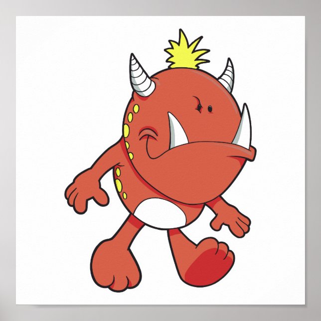 Monster der niedlichen Plünderung Poster (Vorne)